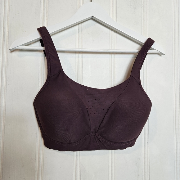 Lululemon Athletica Sports Bra Womens Size 32DD Purple Run Times High Support - Picture 2 of 12